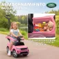 Correpasillos 2 en 1 para Niños de 18-36 Meses LAND ROVER DISCOVERY con Almacenaje Mango y Barandilla Extraíbles Rosa