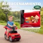 Correpasillos 2 en 1 para Niños de 18-36 Meses LAND ROVER DISCOVERY con Almacenaje Mango y Barandilla Extraíbles Rojo