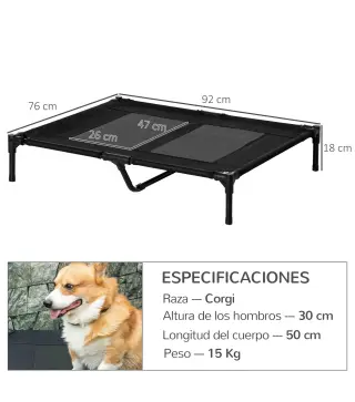 Cama Elevada Perros