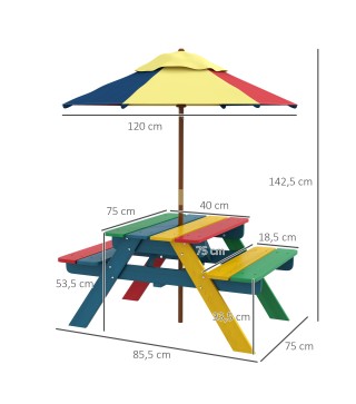 Mesa Picnic infantil