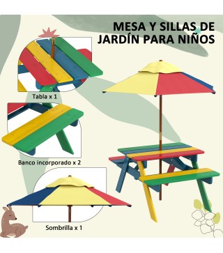 Mesa Picnic infantil