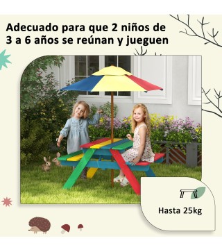 Mesa Picnic infantil