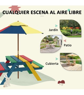 Mesa Picnic infantil
