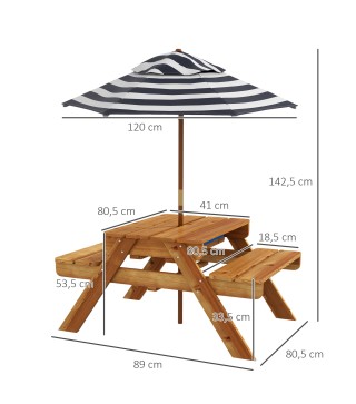 Mesa Picnic infantil