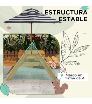 Mesa Picnic infantil