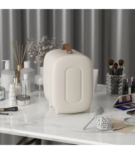 Nevera para Maquillaje 4L Nevera Cosméticos 9V/240V para Enfriar y Calentar Mini Frigorífico 20,3x26,3x28 cm Crema