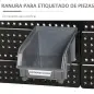 Estantería de Almacenaje para Pared 33 Piezas con Cajas de 2 Tamaños Diferentes Ideal para Tornillos 37,5x18x63 cm Rojo
