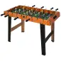 Futbolín para Niños de Madera Juego de Mesa de Fútbol con 22 Jugadores 2 Marcadores 22 Jugadores 84,5x40x61,2 cm Madera