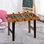Futbolín para Niños de Madera Juego de Mesa de Fútbol con 22 Jugadores 2 Marcadores 22 Jugadores 84,5x40x61,2 cm Madera