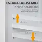 Armario de Baño con Espejo de Gran Almacenaje Armario Montado en la Pared con Estante Ajustable Interior y Estantes Abie Armario de Baño con Espejo de Gran Almacenaje Armario Montado en la Pared con Estante Ajustable Interior y Estantes Abie
