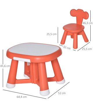 Conjunto de Mesa y Sillas Infantiles