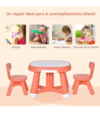 Conjunto de Mesa y Sillas Infantiles