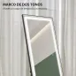 Espejo de Pie Cuerpo Entero con Luces 165x60 cm de Pie o de Pared 3 Temperaturas de Color Ajustables Blanco y Negro