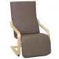 Sillón de Salón con Reposapiés Ajustable Butaca Tapizada en Lino Sintético para Oficina Dormitorio 66,5x94x100cm Marrón Sillón de Salón con Reposapiés Ajustable Butaca Tapizada en Lino Sintético para Oficina Dormitorio 66,5x94x100cm Marrón
