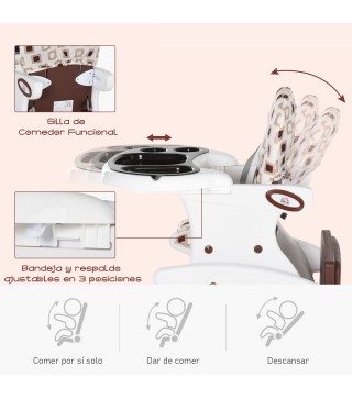 Silla Elevada para Bebé