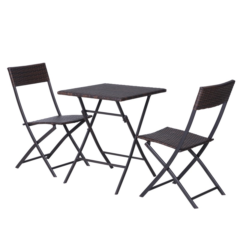 Conjunto de 3 Piezas de Ratán Conjunto de 3 Piezas de Ratán