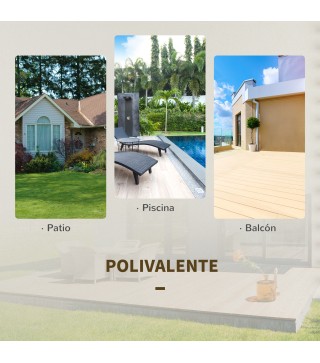 Conjunto de 3 Piezas de Ratán
