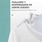 Lavamanos Portátil Estación de Lavado para Actividades al Aire Libre y Camping con Tanque de Agua de 17L Dispensador de Jabón To