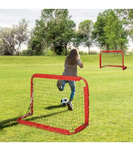 Set de 2 Porterías Plegables de Fútbol