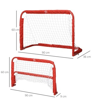 Set de 2 Porterías Plegables de Fútbol