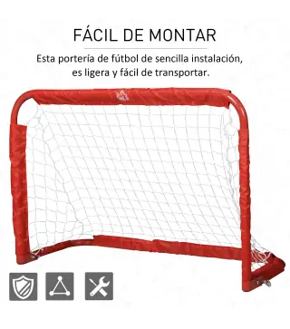 Set de 2 Porterías Plegables de Fútbol