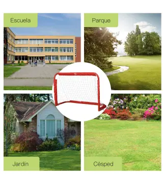 Set de 2 Porterías Plegables de Fútbol