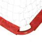 Mini Porterías de Fútbol Plegables Set de 2 Porterías de Exterior para Niños y Adultos 90x36x60 cm Rojo