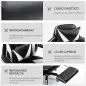 Silla Gaming Ergonómica Silla de Escritorio de Oficina Regulable en Altura Reclinable Respaldo con Reposapiés Reposacabezas Cojí