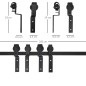 Juego de Herrajes para Puerta Corredera Juego de Herrajes para Puerta Corredera