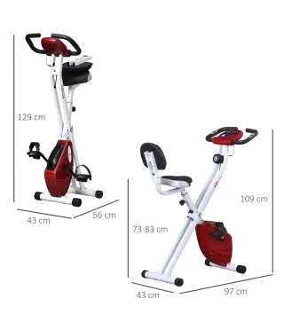 Bicicleta para ejercicios de forma X