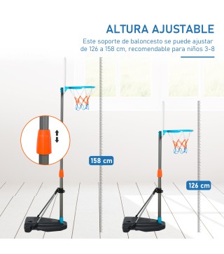 Canasta de Baloncesto con Soporte