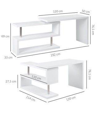Mesa Escritorio de Esquina