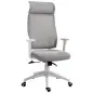 Silla de Oficina Silla de Escritorio Giratoria Ajustable en Altura y Reclinable hasta 120° Bloqueo de Posición 64x61x120,9-128,9