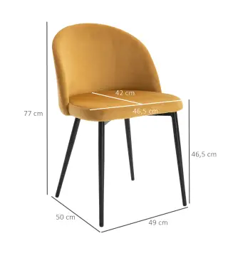 Set 2 Sillas de Comedor