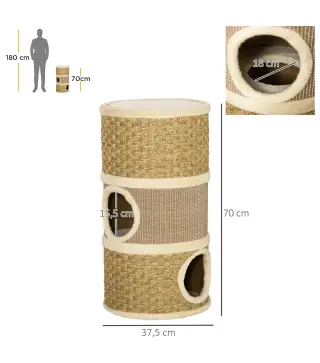 Barril Rascador para Gatos