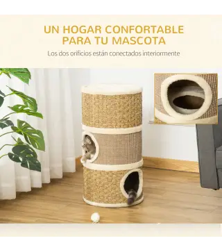 Barril Rascador para Gatos