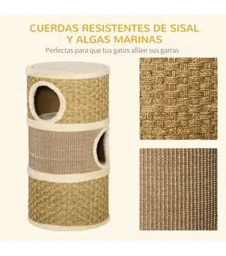Barril Rascador para Gatos