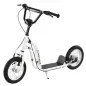 Patinete para Niños Mayores de 5 Años Scooter 2 Neumáticos Inflables de Caucho con Frenos Manillar Ajustable Pedal Antideslizant