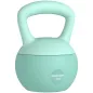 Pesa Rusa 4 kg Kettlebell Relleno de Arena Metálica y Mango Antideslizante para Entrenamiento en Casa 19x15x25 cm Verde