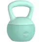 Pesa Rusa 4 kg Kettlebell Relleno de Arena Metálica y Mango Antideslizante para Entrenamiento en Casa 19x15x25 cm Verde