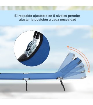 Tumbona Plegable