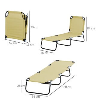 Tumbona Plegable