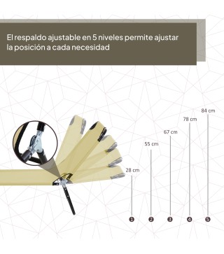 Tumbona Plegable