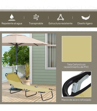Tumbona Plegable