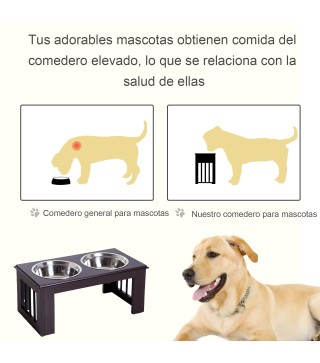 Comedero Elevado para Perros