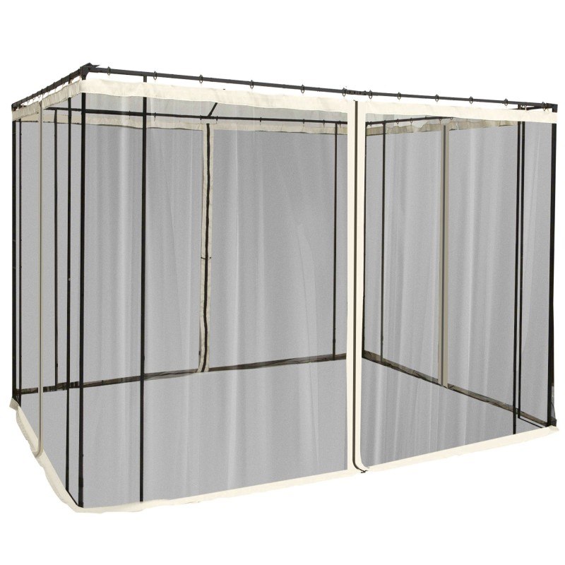 4 Paneles Laterales de Mosquitera para Carpa 4 Paneles Laterales de Mosquitera para Carpa