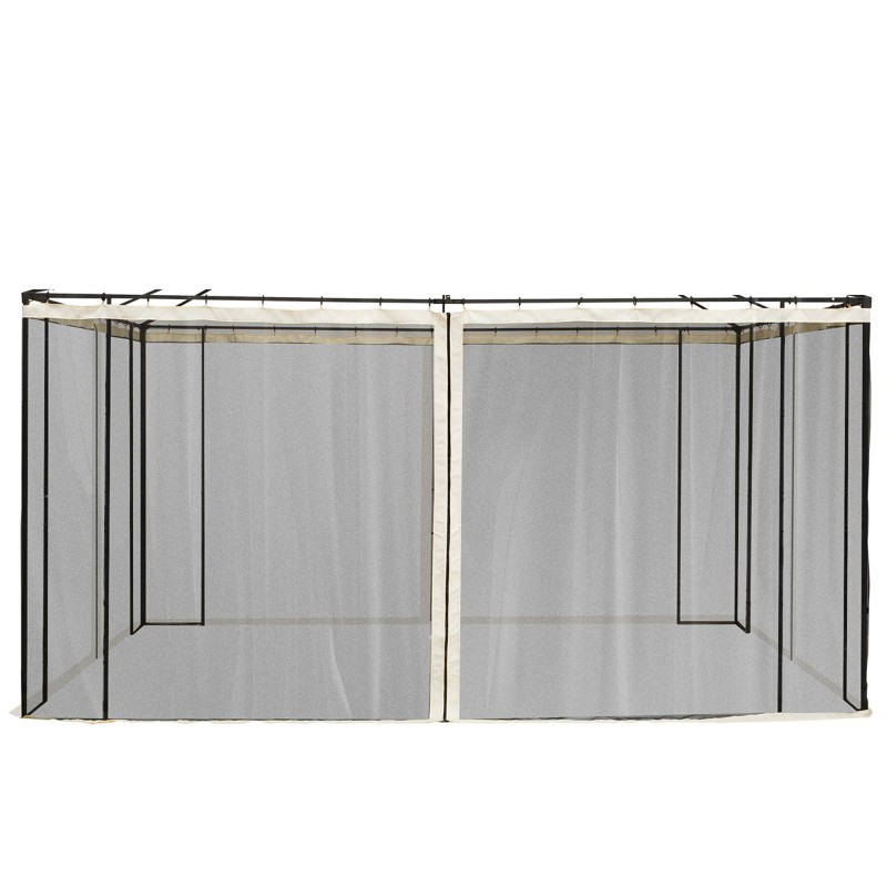 4 Paneles Laterales de Mosquitera para Carpa 4 Paneles Laterales de Mosquitera para Carpa