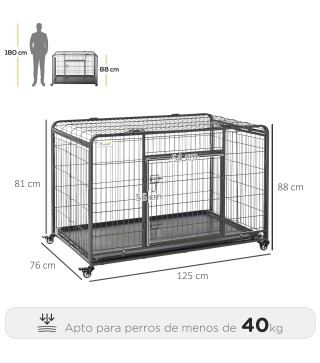 Jaula de Metal para Perros