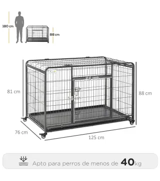 Jaula de Metal para Perros