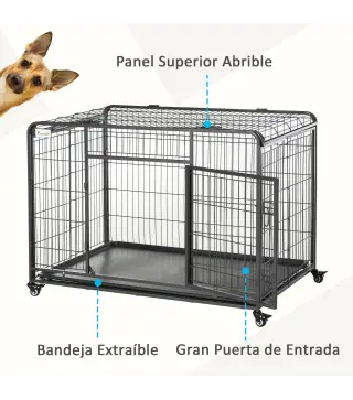 Jaula de Metal para Perros